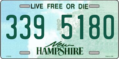 NH license plate 3395180