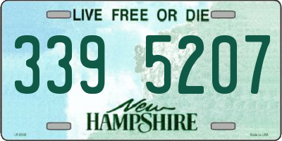 NH license plate 3395207