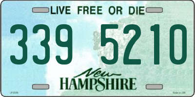 NH license plate 3395210