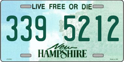 NH license plate 3395212