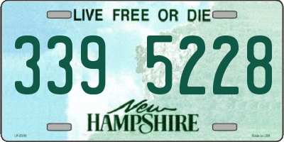 NH license plate 3395228