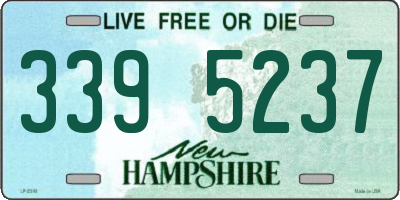 NH license plate 3395237