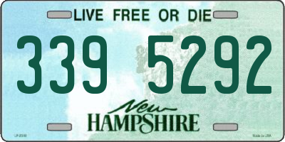 NH license plate 3395292