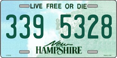 NH license plate 3395328