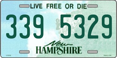 NH license plate 3395329