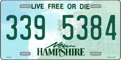 NH license plate 3395384
