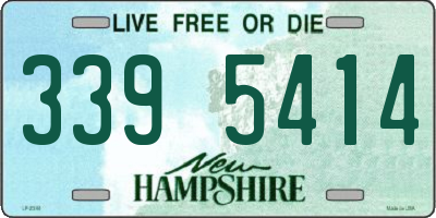 NH license plate 3395414
