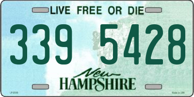 NH license plate 3395428