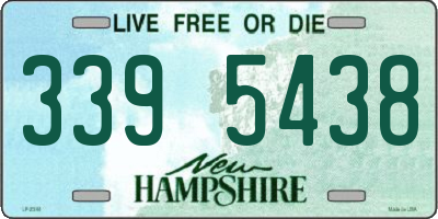 NH license plate 3395438