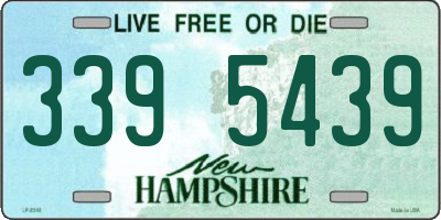 NH license plate 3395439