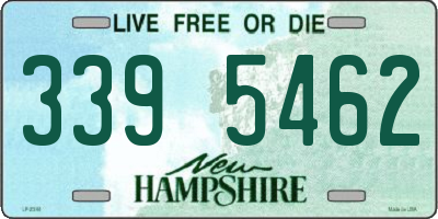 NH license plate 3395462