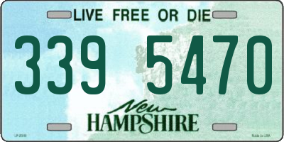 NH license plate 3395470