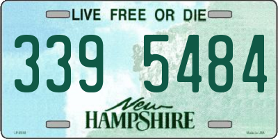 NH license plate 3395484