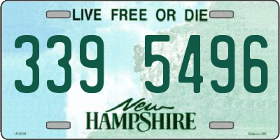 NH license plate 3395496
