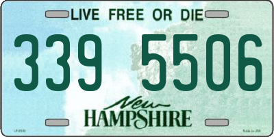 NH license plate 3395506