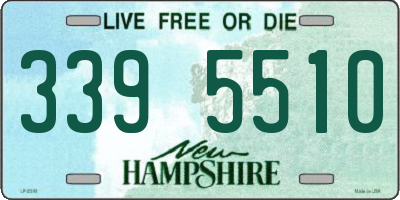 NH license plate 3395510