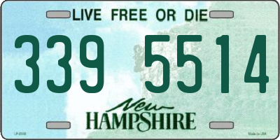 NH license plate 3395514