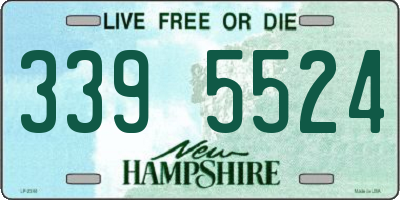 NH license plate 3395524