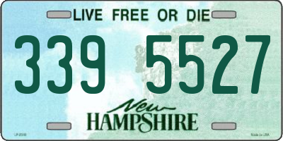 NH license plate 3395527