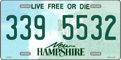 NH license plate 3395532