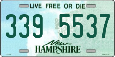 NH license plate 3395537