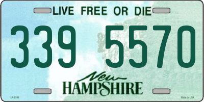 NH license plate 3395570
