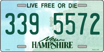NH license plate 3395572