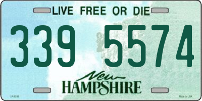 NH license plate 3395574