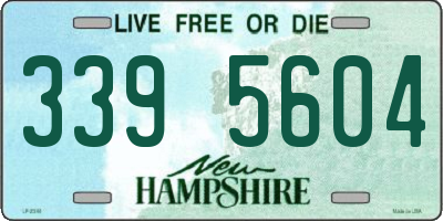 NH license plate 3395604