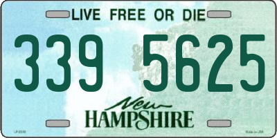 NH license plate 3395625