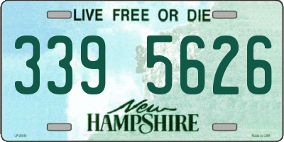 NH license plate 3395626