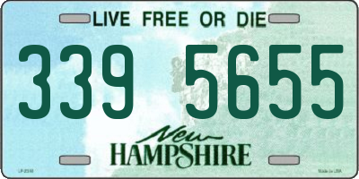 NH license plate 3395655