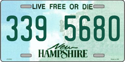 NH license plate 3395680