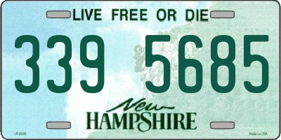 NH license plate 3395685