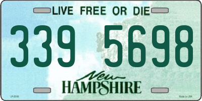 NH license plate 3395698