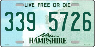 NH license plate 3395726