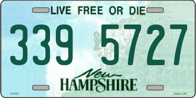 NH license plate 3395727