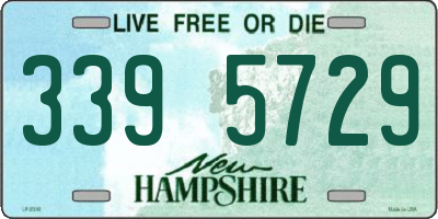 NH license plate 3395729