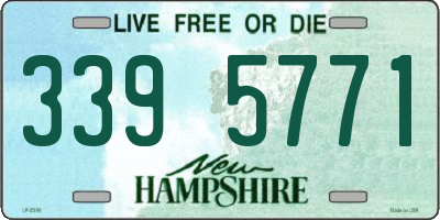 NH license plate 3395771