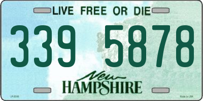 NH license plate 3395878