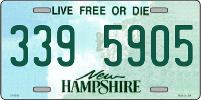 NH license plate 3395905