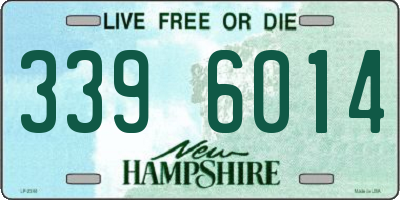 NH license plate 3396014