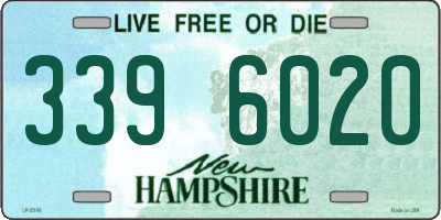NH license plate 3396020