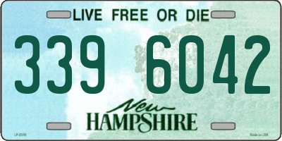 NH license plate 3396042