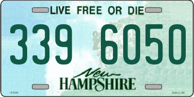 NH license plate 3396050