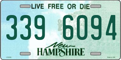 NH license plate 3396094