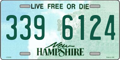 NH license plate 3396124