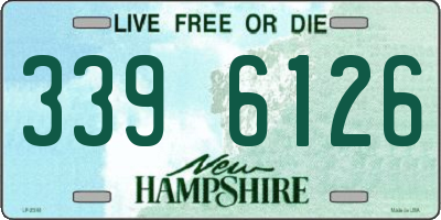 NH license plate 3396126