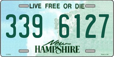 NH license plate 3396127