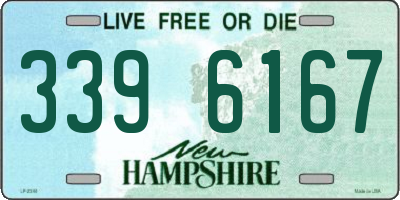NH license plate 3396167